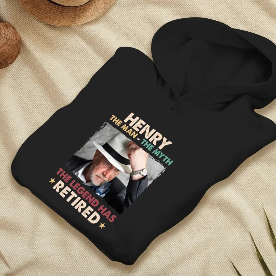 The Legend Has Retired - Personalized Gifts For Dad - Unisex Sweater