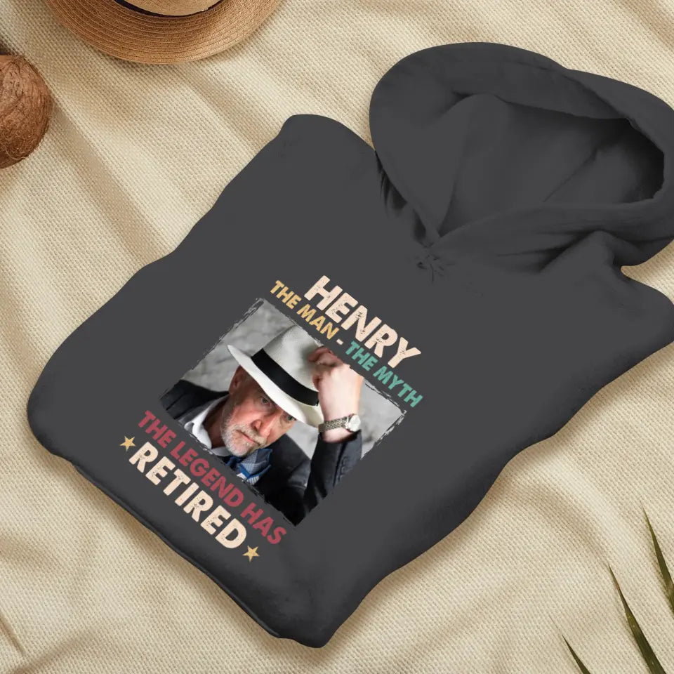 The Legend Has Retired - Personalized Gifts For Dad - Unisex Sweater