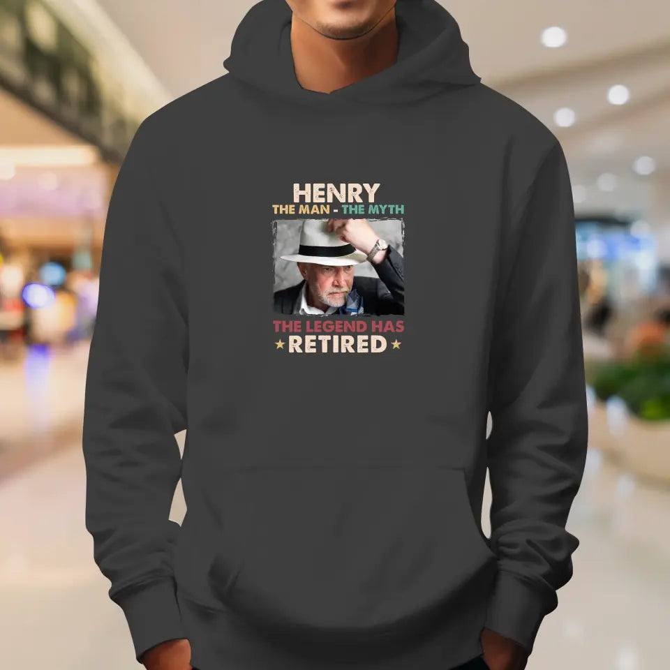 The Legend Has Retired - Personalized Gifts For Dad - Unisex Sweater