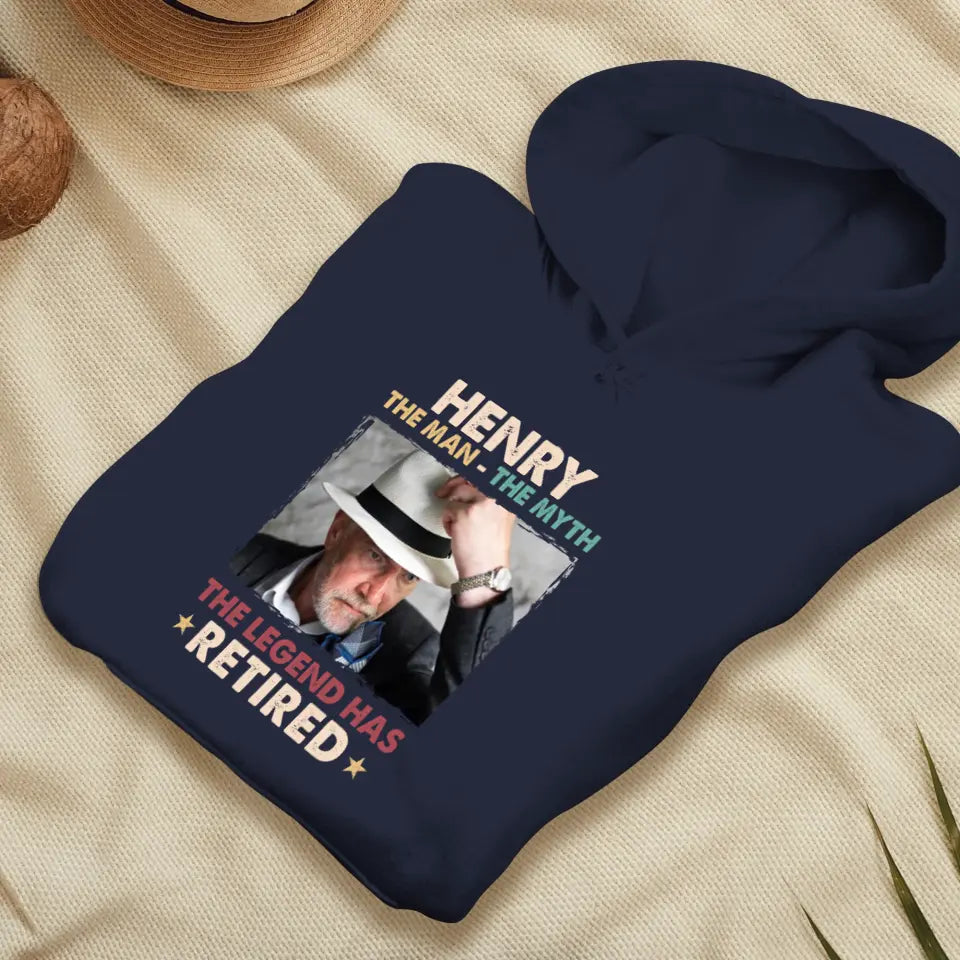 The Legend Has Retired - Personalized Gifts For Dad - Unisex Sweater