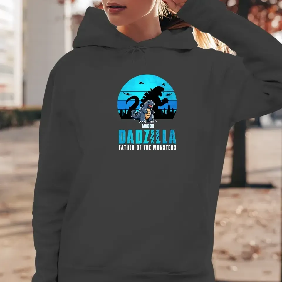 Dadzilla - Personalized Gifts For Dad - Unisex Sweater