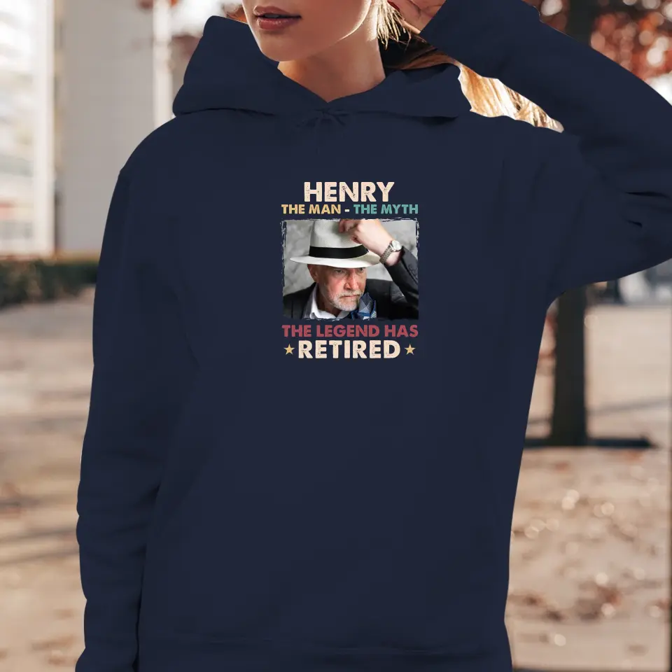 The Legend Has Retired - Personalized Gifts For Dad - Unisex Sweater