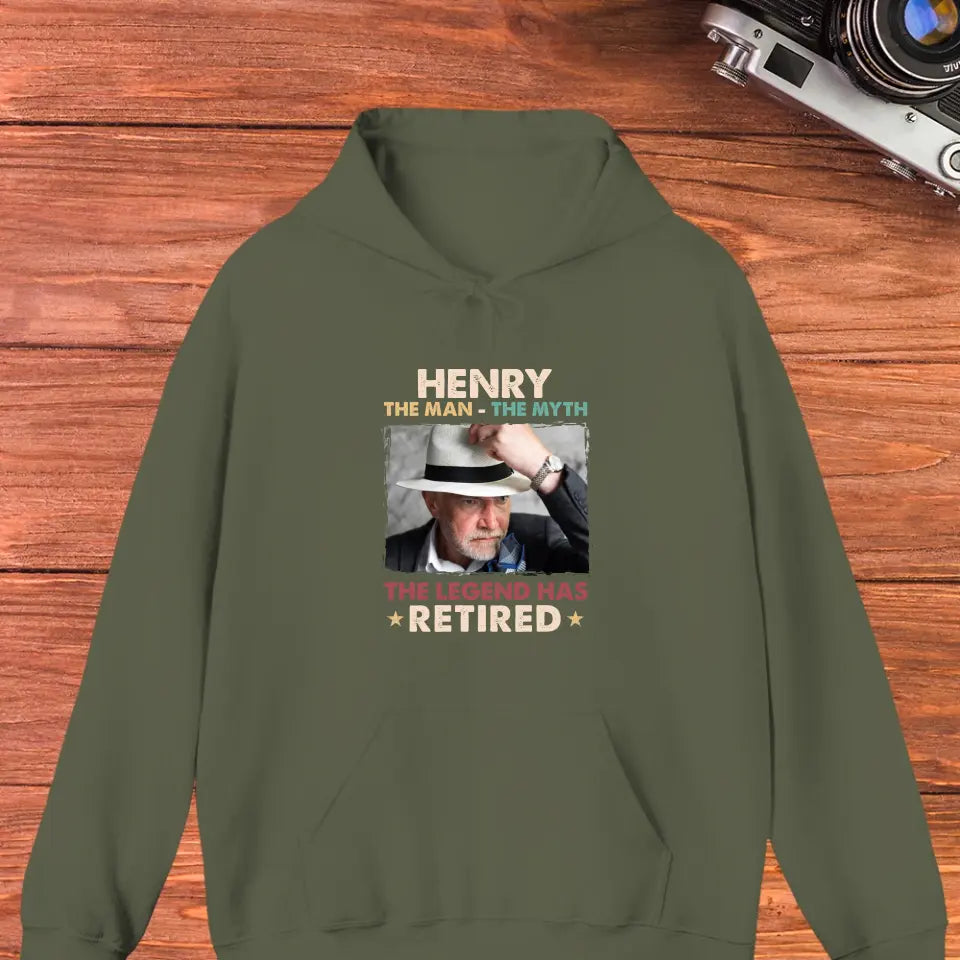 The Legend Has Retired - Personalized Gifts For Dad - Unisex Sweater