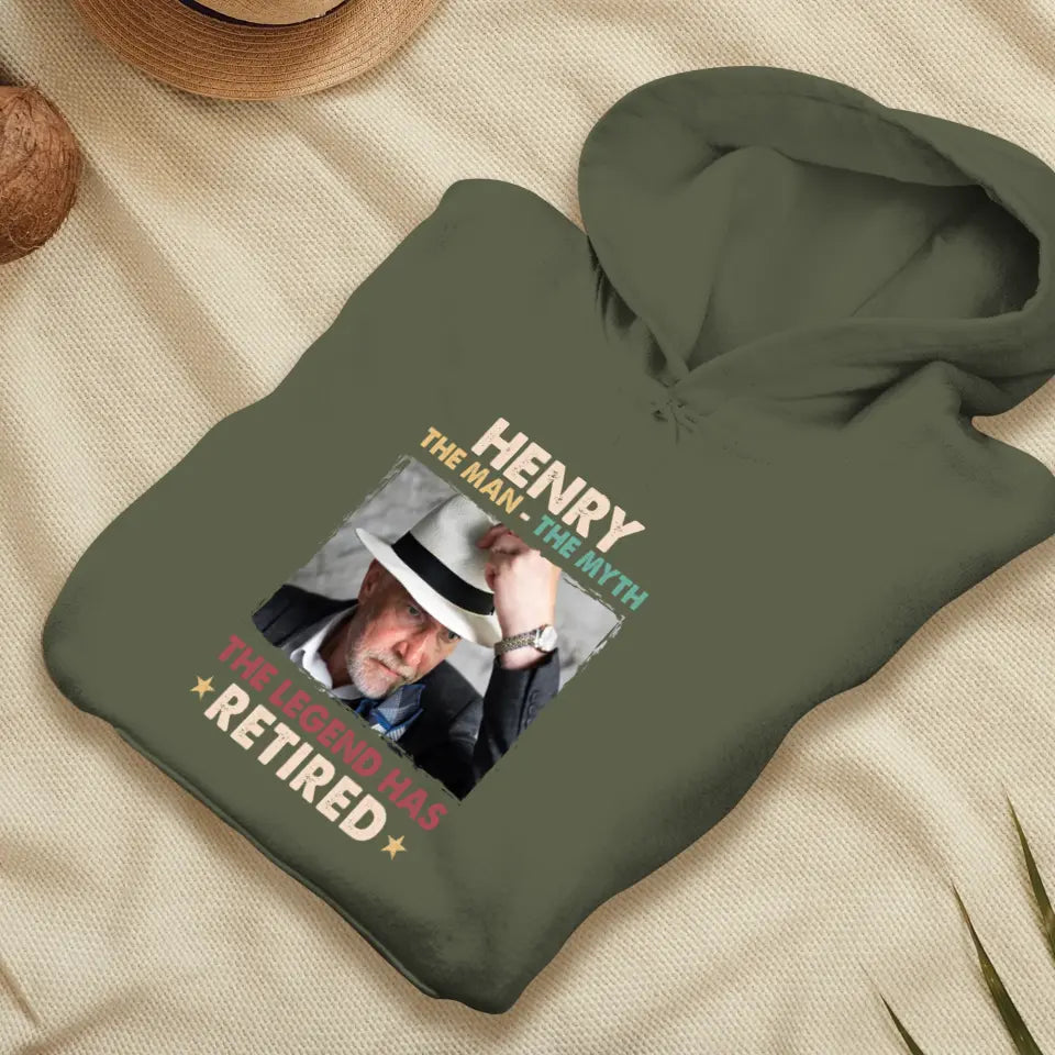 The Legend Has Retired - Personalized Gifts For Dad - Unisex Sweater