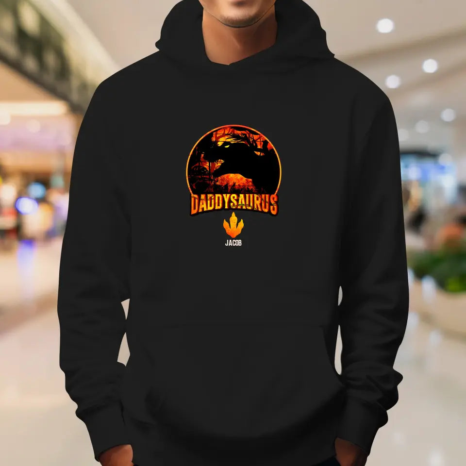 Daddysaurus - Personalized Gifts For Dad - Unisex Sweater