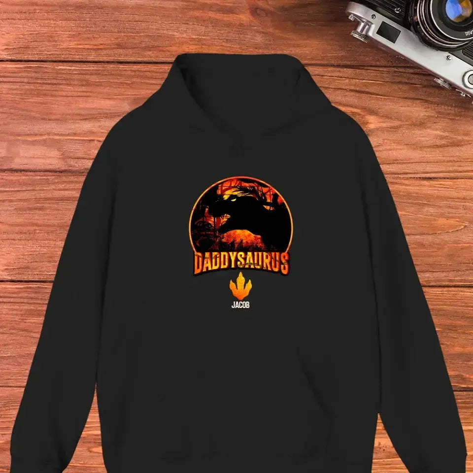 Daddysaurus - Personalized Gifts For Dad - Unisex Hoodie