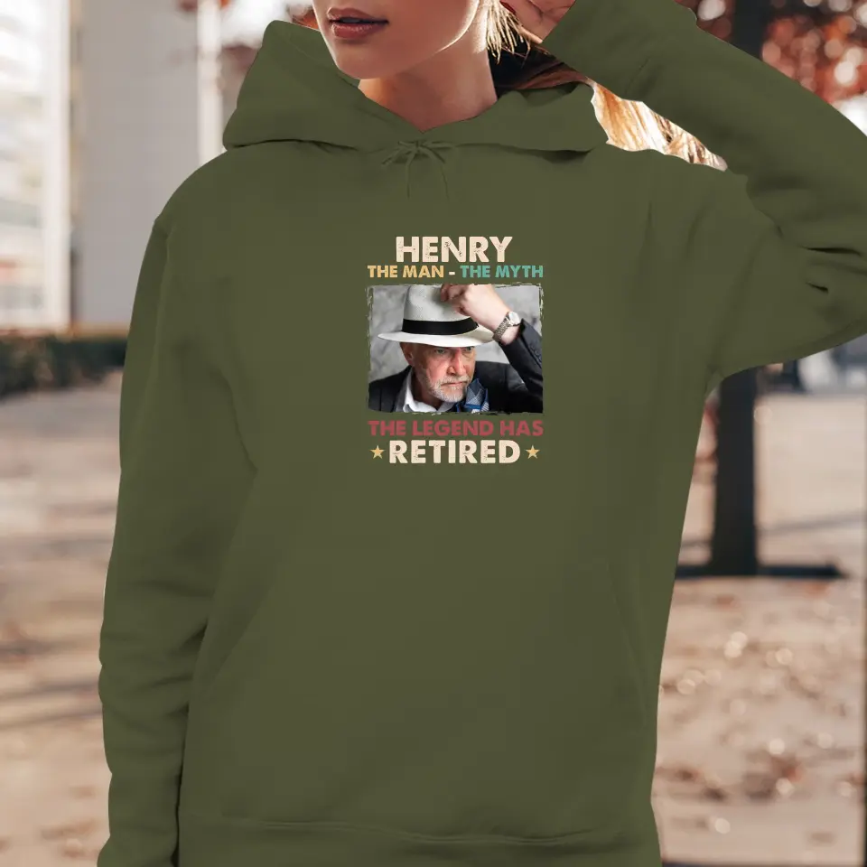 The Legend Has Retired - Personalized Gifts For Dad - Unisex Sweater