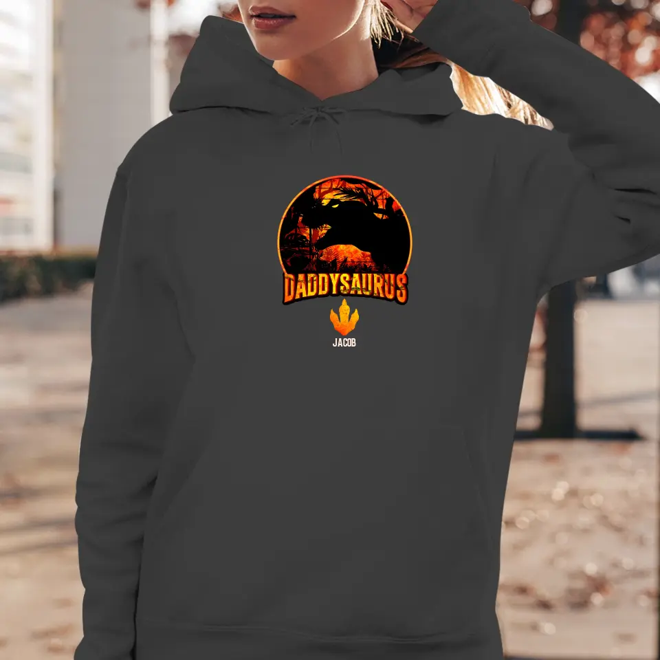 Daddysaurus - Personalized Gifts For Dad - Unisex Sweater