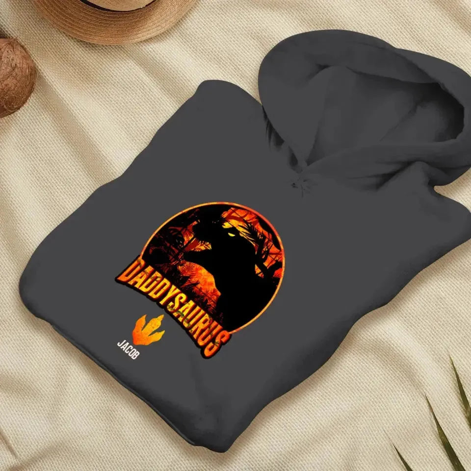 Daddysaurus - Personalized Gifts For Dad - Unisex Hoodie