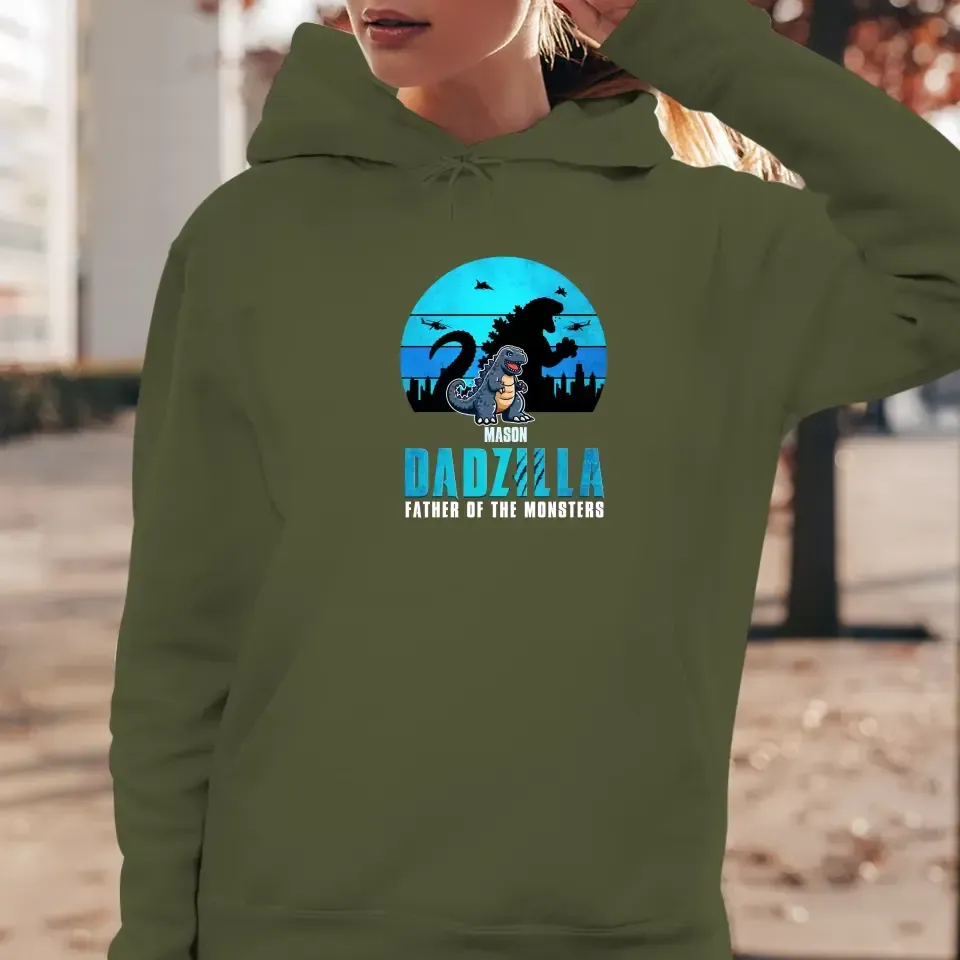 Dadzilla - Personalized Gifts For Dad - Unisex Sweater