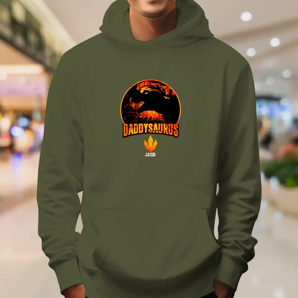 Daddysaurus - Personalized Gifts For Dad - Unisex Sweater