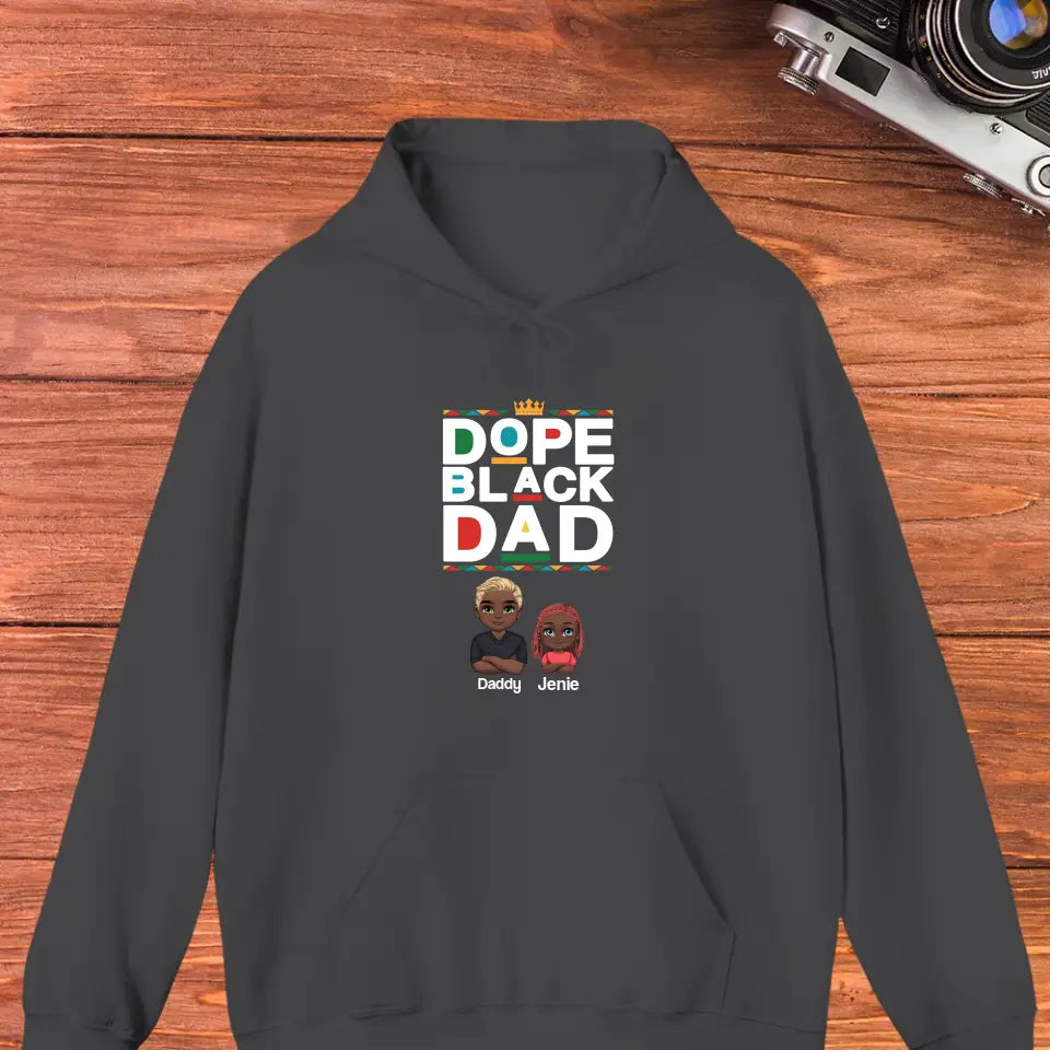 Dope Black Dad - Personalized Gifts For Dad - Unisex T-shirt