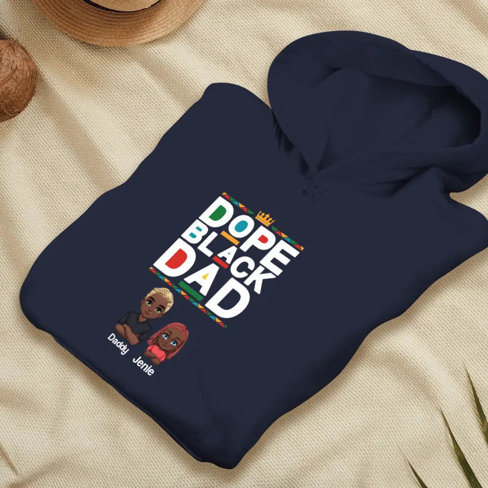 Dope Black Dad - Personalized Gifts For Dad - Unisex Sweater