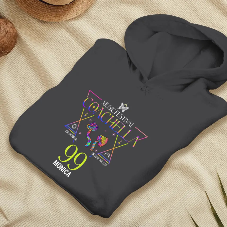 Music Festival Coachella - Personalized Gifts For Her - Unisex Hoodie