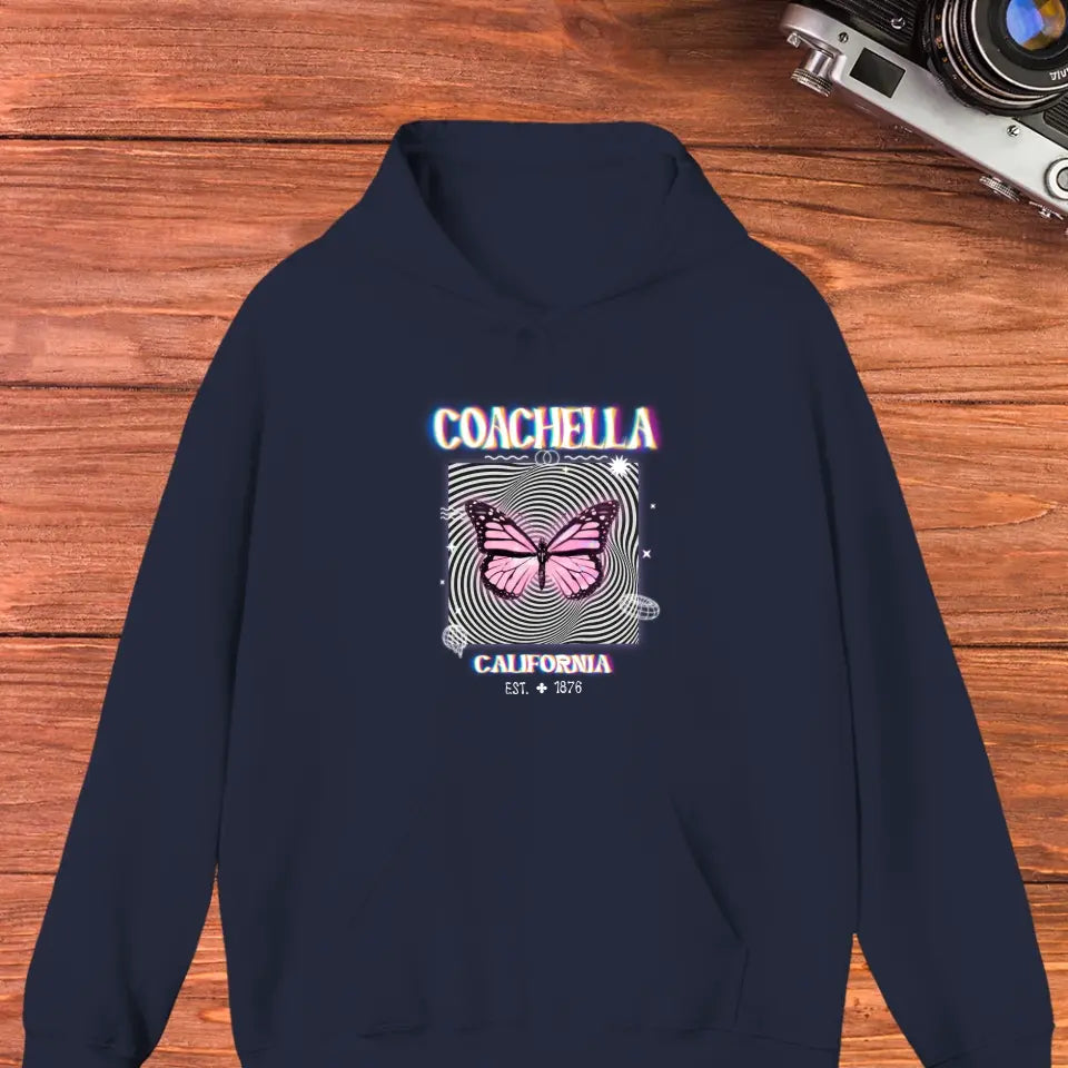 Coachella Butterfly - Personalized Gifts For Her - Unisex Sweater