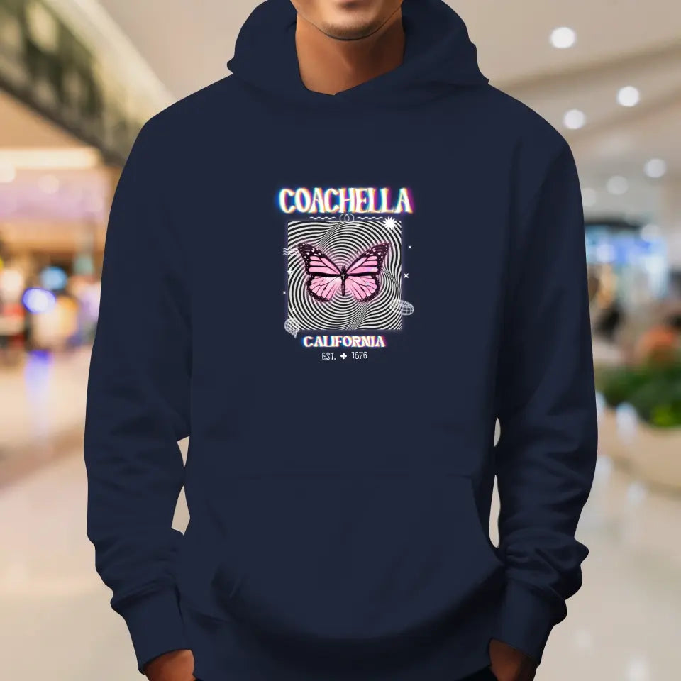 Coachella Butterfly - Personalized Gifts For Her - Unisex Sweater