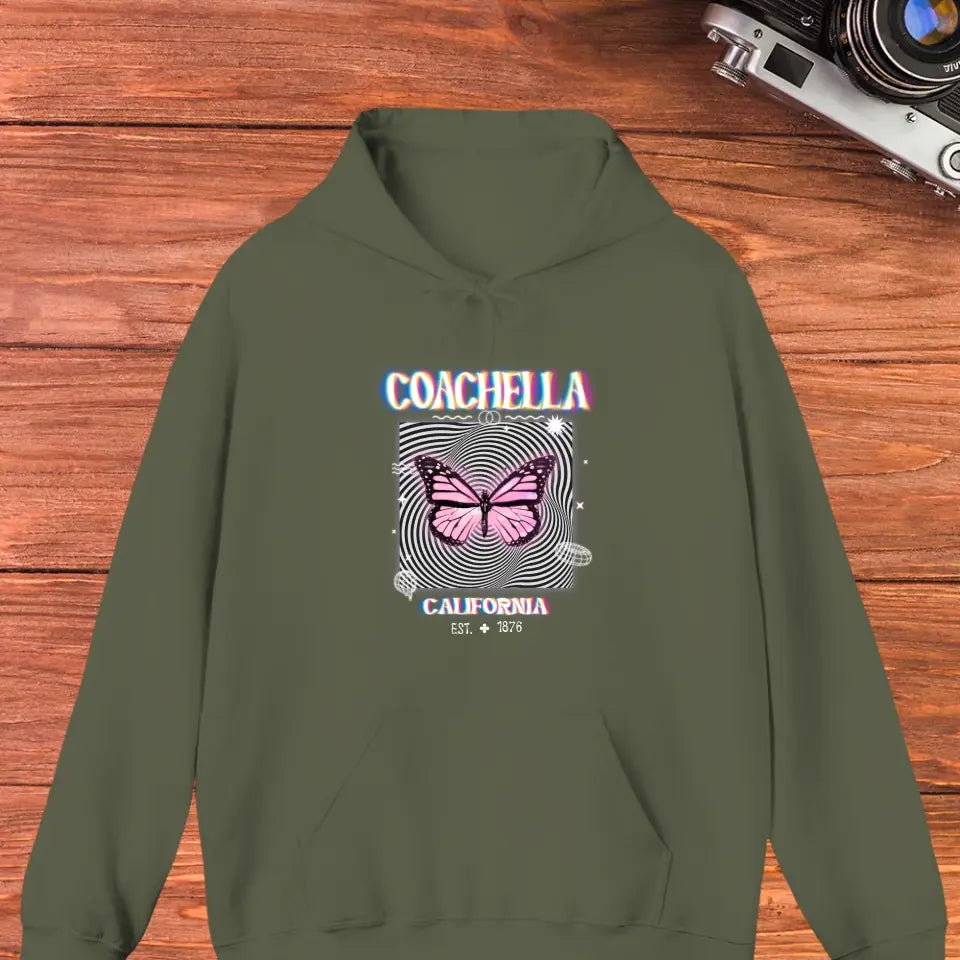 Coachella Butterfly - Personalized Gifts For Her - Unisex Sweater