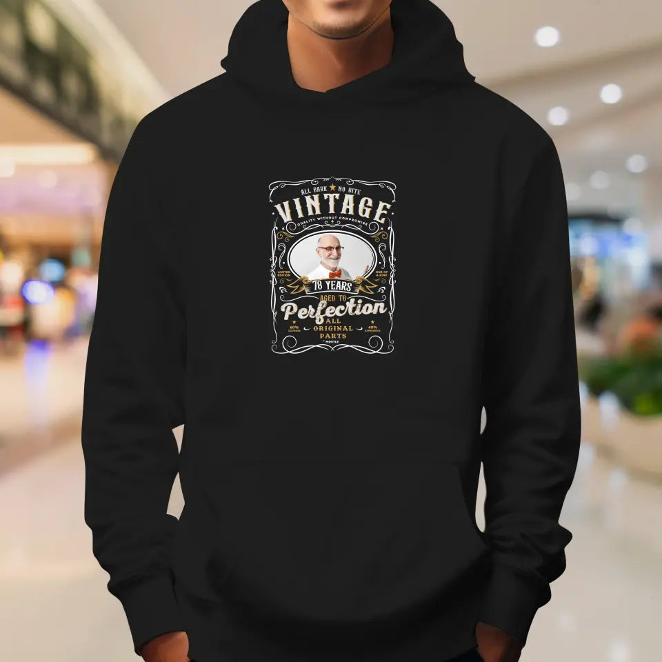 Vintage Birthday - Personalized Gifts For Dad - Unisex Hoodie