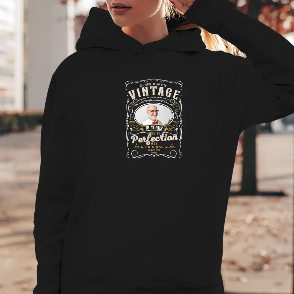 Vintage Birthday - Personalized Gifts For Dad - Unisex Hoodie