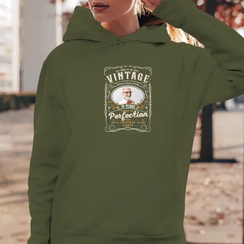 Vintage Birthday - Personalized Gifts For Dad - Unisex Hoodie