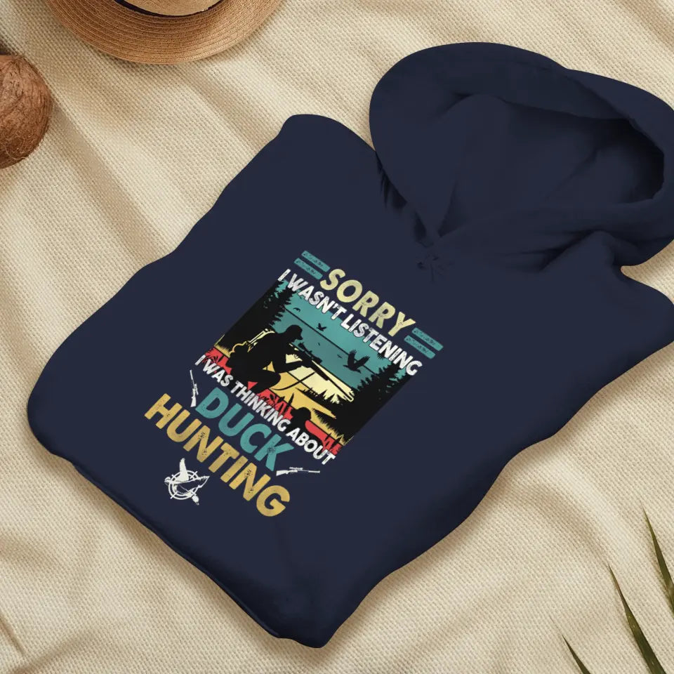 Sorry I Wasn't Listening - Custom Animal - Personalized Gifts For Grandpa - Unisex Hoodie