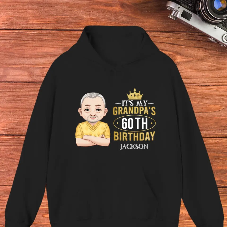 It's My Grandpa's Birthday - Personalized Gifts For Grandpa - Unisex T-shirt