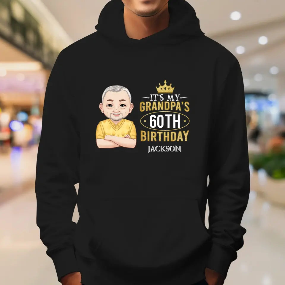 It's My Grandpa's Birthday - Personalized Gifts For Grandpa - Unisex T-shirt