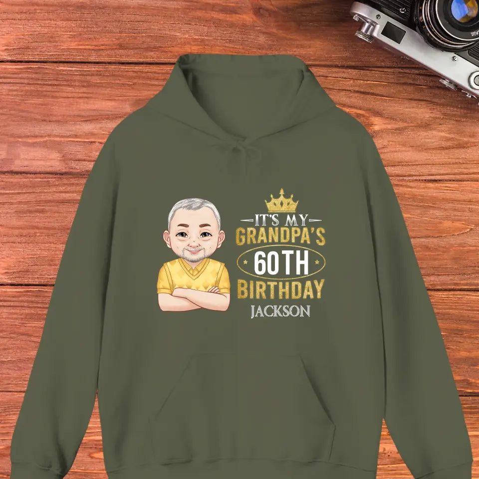 It's My Grandpa's Birthday - Personalized Gifts For Grandpa - Unisex T-shirt