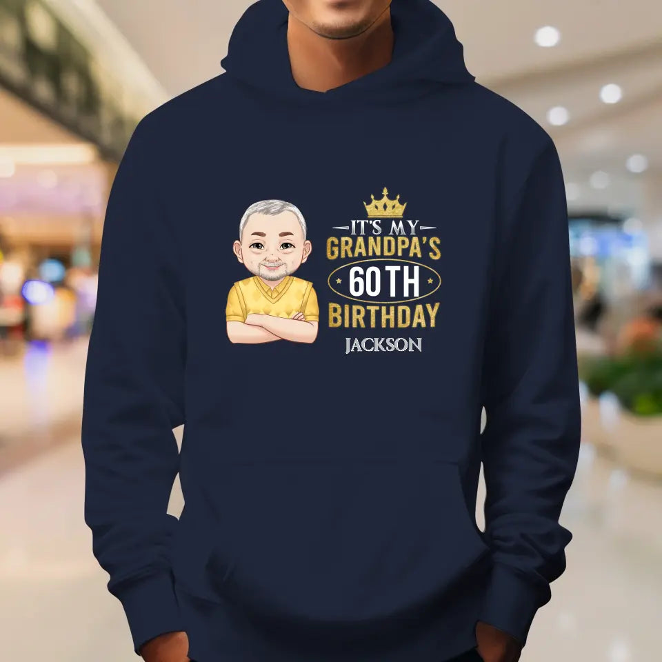 It's My Grandpa's Birthday - Personalized Gifts For Grandpa - Unisex Hoodie