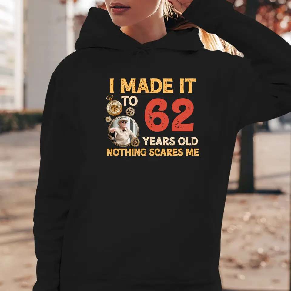 Nothing Scares Me - Personalized Gifts For Grandpa - Unisex Hoodie