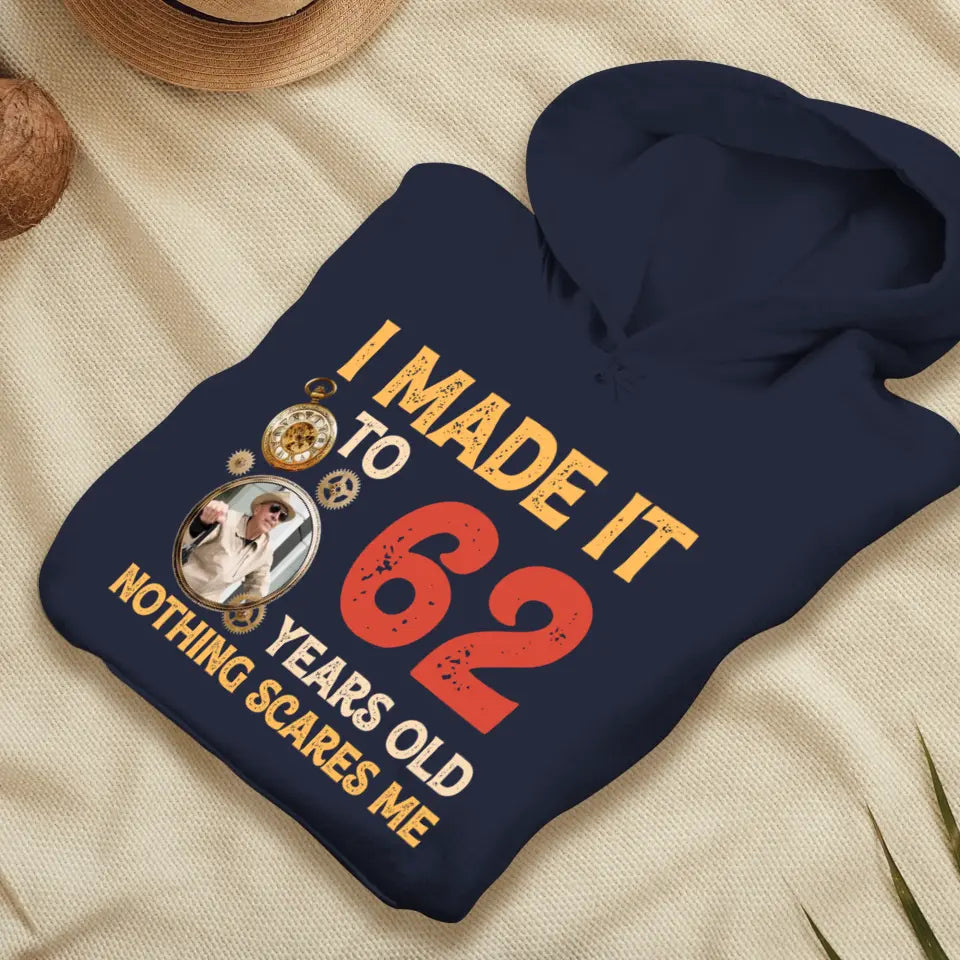 Nothing Scares Me - Personalized Gifts For Grandpa - Unisex Hoodie