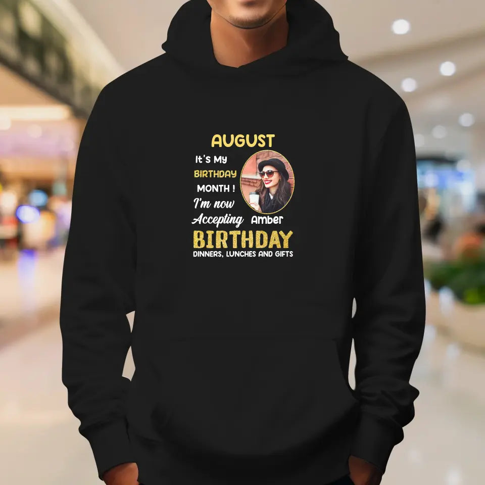 It's My Birthday Month - Custom Photo - Personalized Gifts For Her -  Sweater