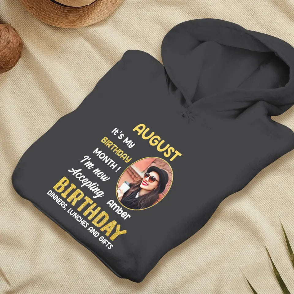 It's My Birthday Month - Custom Photo - Personalized Gifts For Her -  Sweater