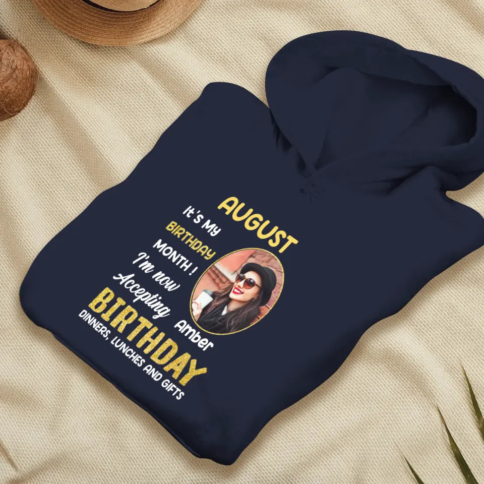 It's My Birthday Month - Custom Photo - Personalized Gifts For Her -  Sweater