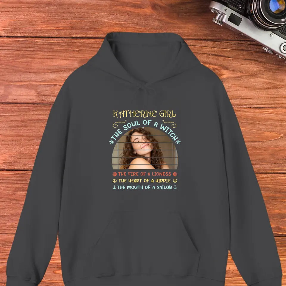 Gemini Girl - Custom Photo - Personalized Gifts For Her - T-Shirt