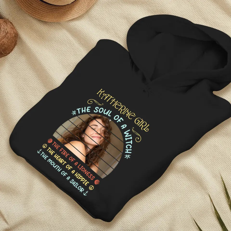 Gemini Girl - Custom Photo - Personalized Gifts For Her - Hoodie