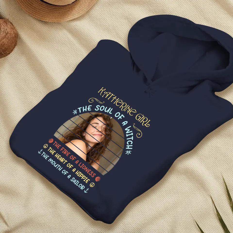 Gemini Girl - Custom Photo - Personalized Gifts For Her - T-Shirt