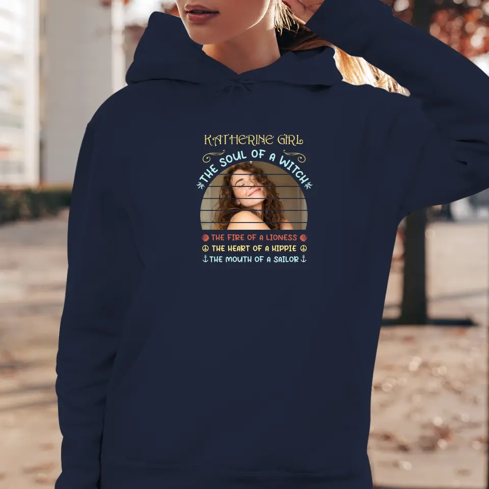 Gemini Girl - Custom Photo - Personalized Gifts For Her - T-Shirt