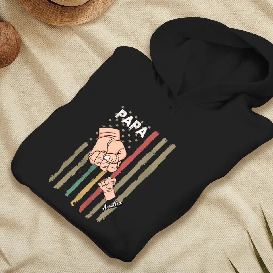 Father's Day Fist Bump - Personalized Gifts For Dad - Unisex T-Shirt