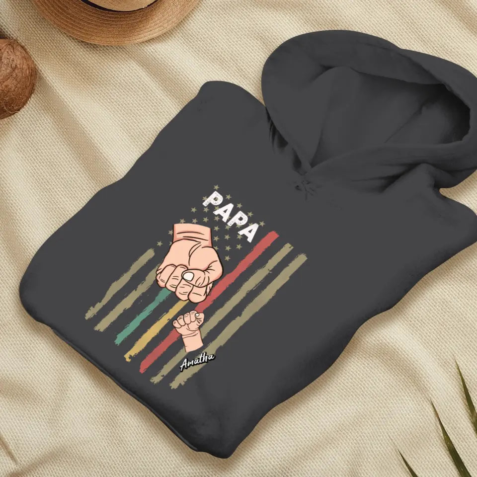 Father's Day Fist Bump - Personalized Gifts For Dad - Unisex T-Shirt