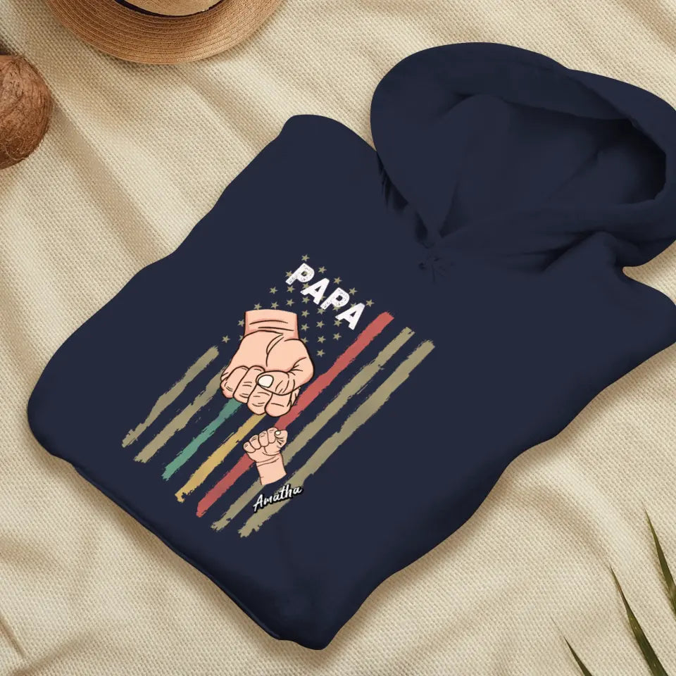 Father's Day Fist Bump - Personalized Gifts For Dad - Unisex Sweater