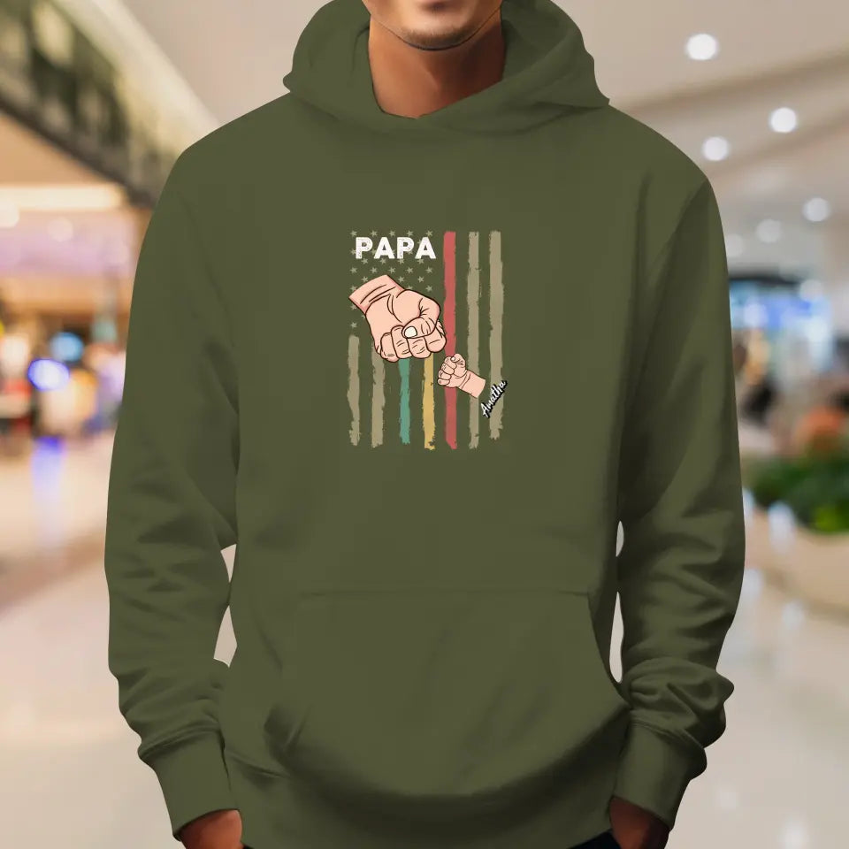 Father's Day Fist Bump - Personalized Gifts For Dad - Unisex Sweater