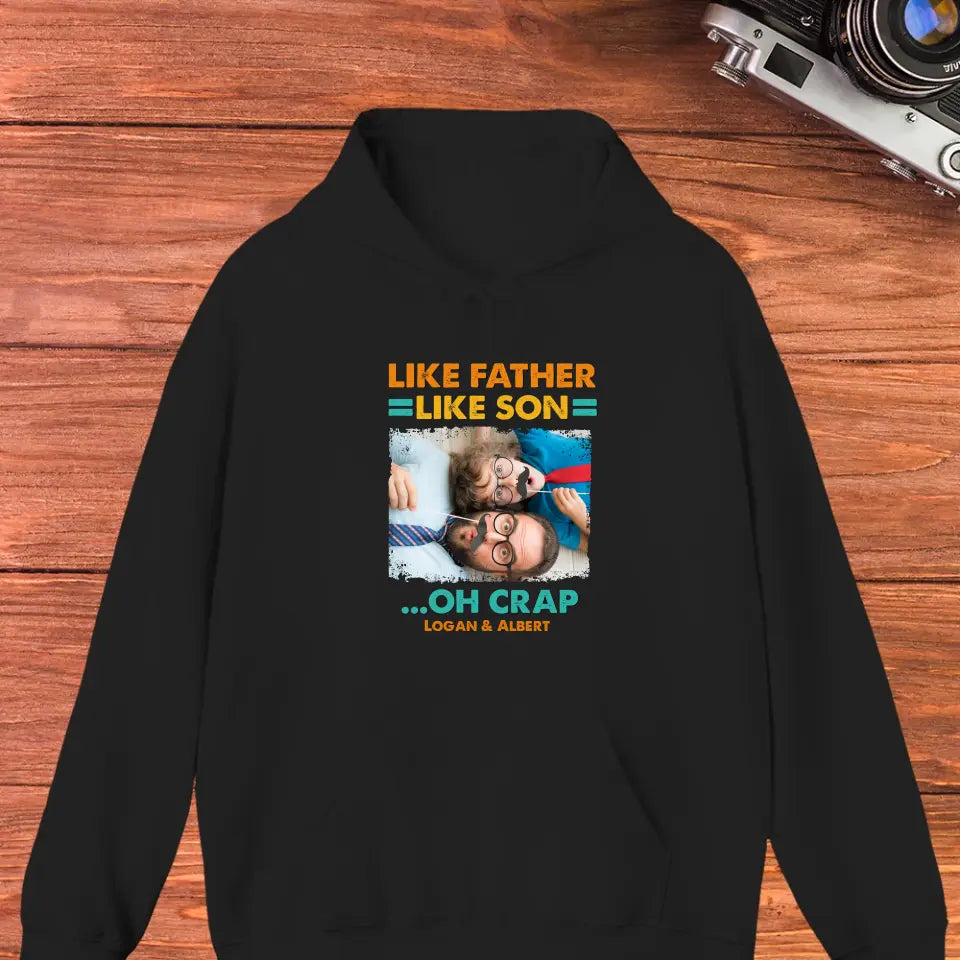 Like Father Like Son - Personalized Gifts For Dad - Unisex T-Shirt