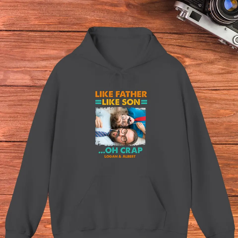 Like Father Like Son - Personalized Gifts For Dad - Unisex T-Shirt