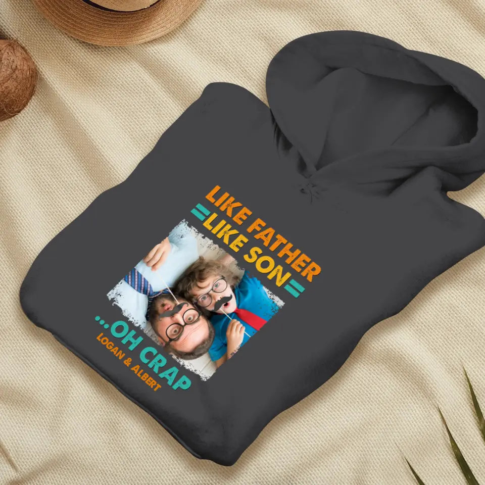 Like Father Like Son - Personalized Gifts For Dad - Unisex T-Shirt