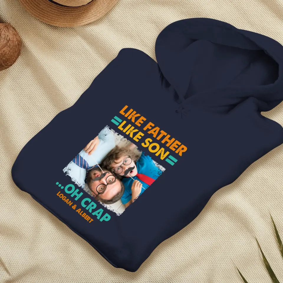 Like Father Like Son - Personalized Gifts For Dad - Unisex T-Shirt