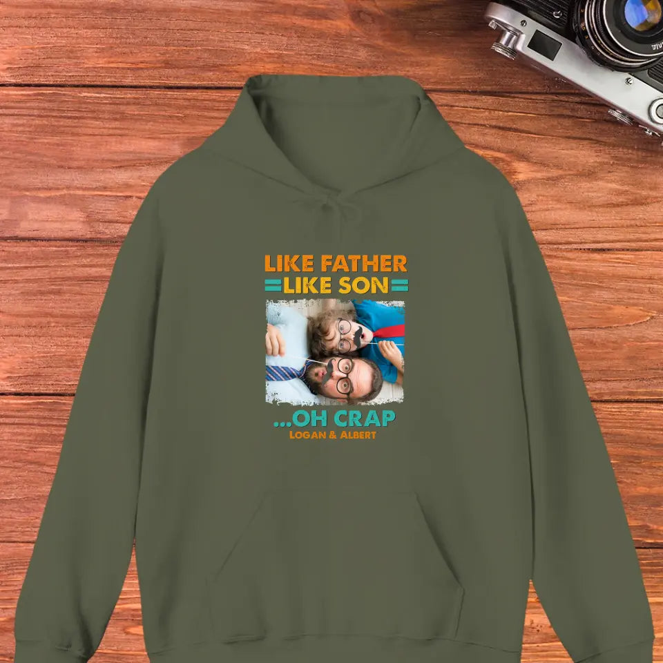 Like Father Like Son - Personalized Gifts For Dad - Unisex T-Shirt