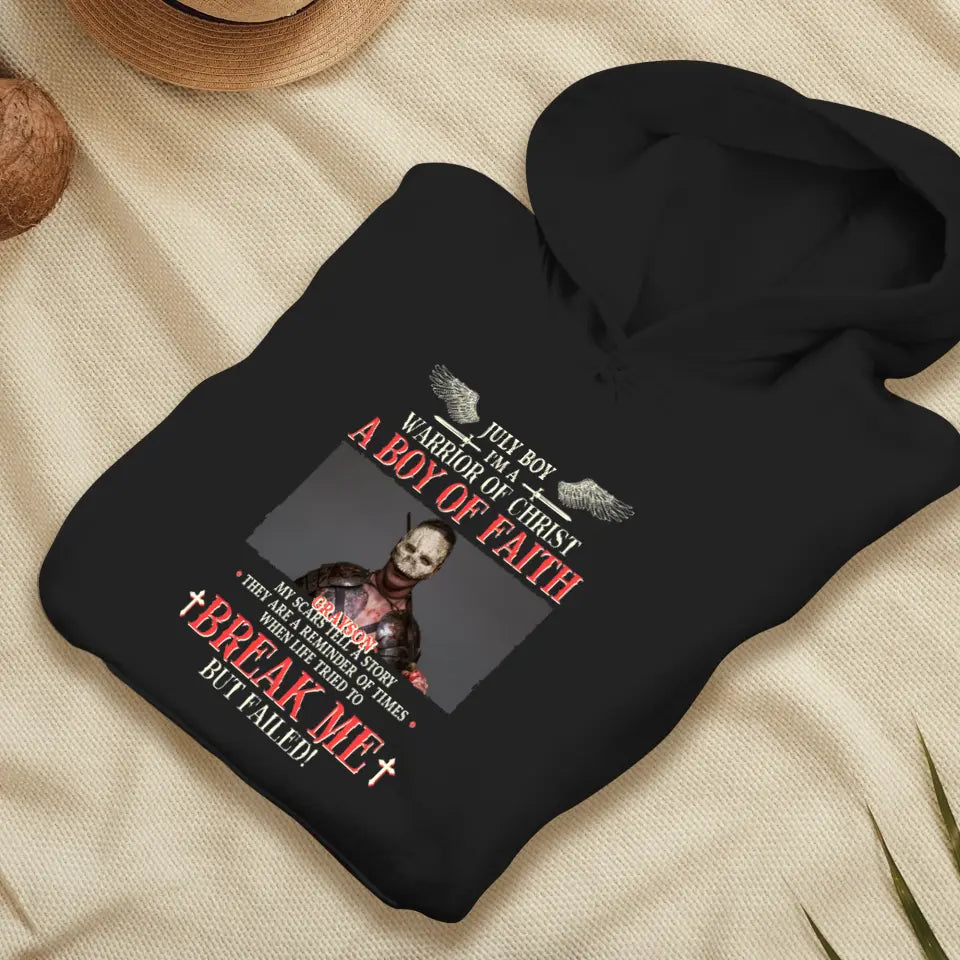 Warrior Of Christ - Custom Photo - Personalized Gifts For Him -  Sweater