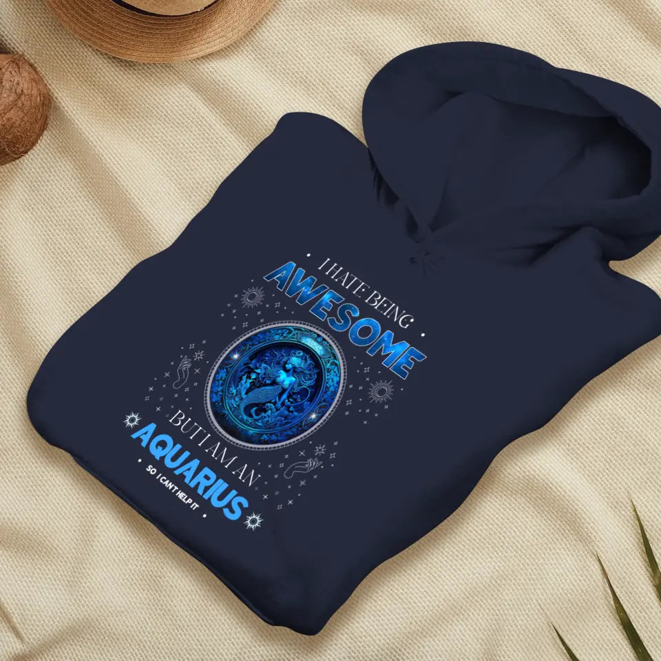 Being Awesome - Custom Zodiac - Personalized Gifts For Her - Sweater