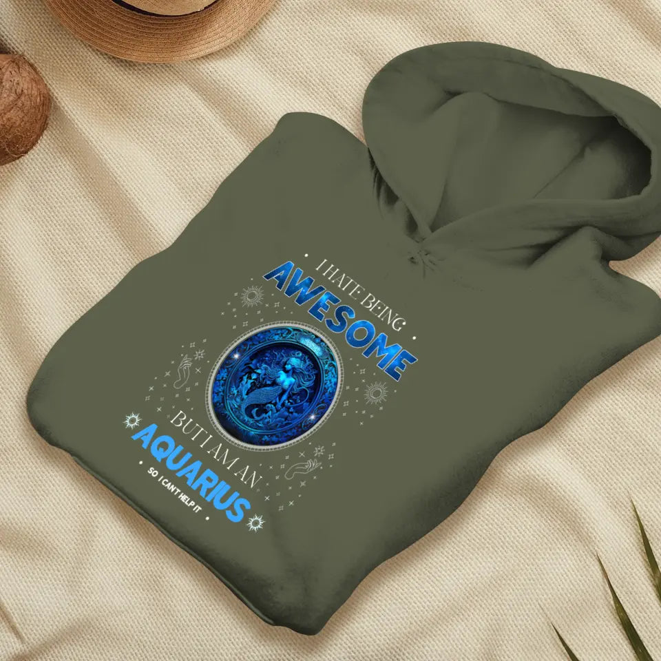 Being Awesome - Custom Zodiac - Personalized Gifts For Her - Sweater